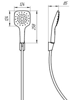 Душевая лейка Paini Pescara PSCR131 хром